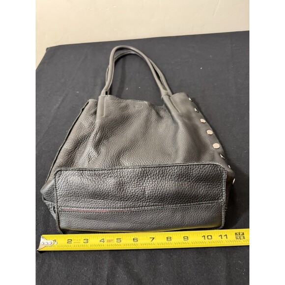 HAMMITT Black Oliver Tote Pebbled Leather Shoulder Bag Soft Excellent Condition - Picture 14 of 16